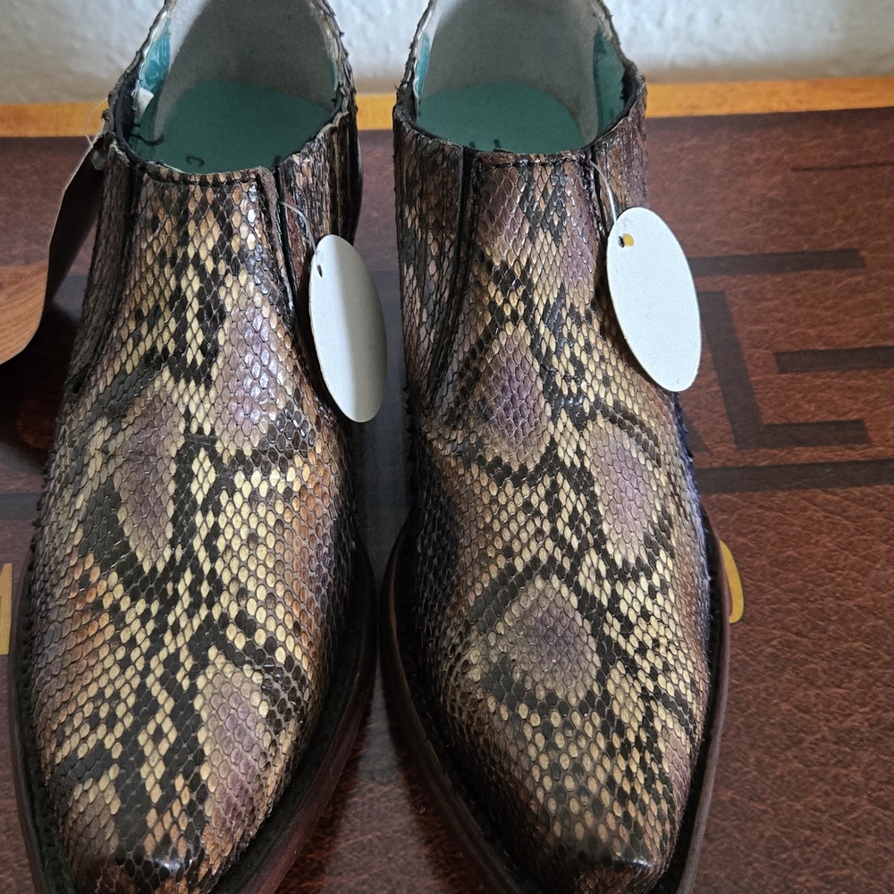 Corral Snakeskin Leather Boots New Size 5.5 W/BOX NWT